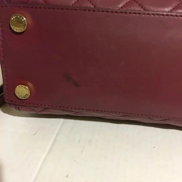 Michael kors Burgundy satchel leather bag - Picture 5 of 8